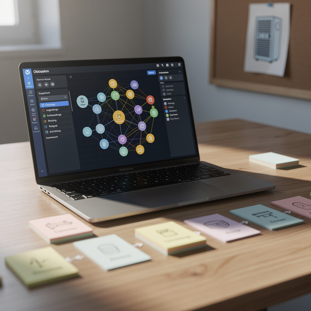 Illustration éditoriale pour Workflows, compromis et études de cas rapides